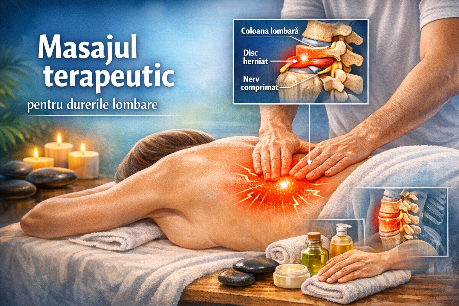 Masajul terapeutic pentru durerile lombare