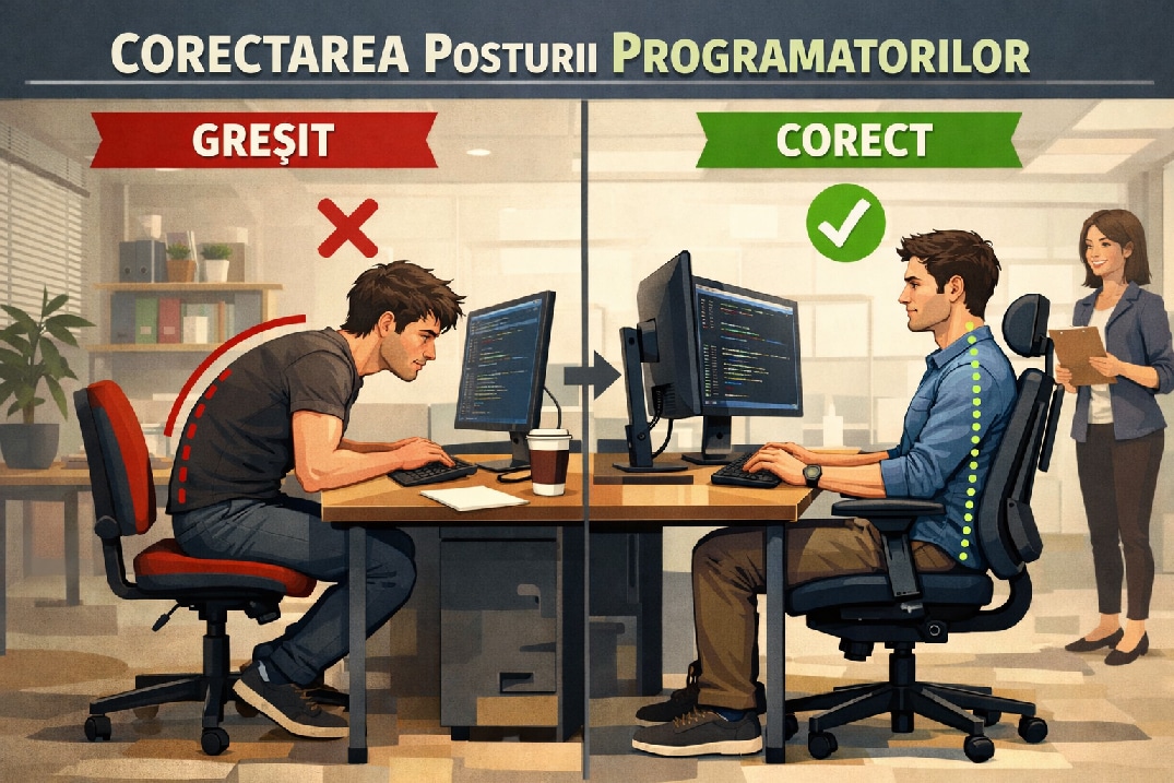 Corectarea posturii programatorilor